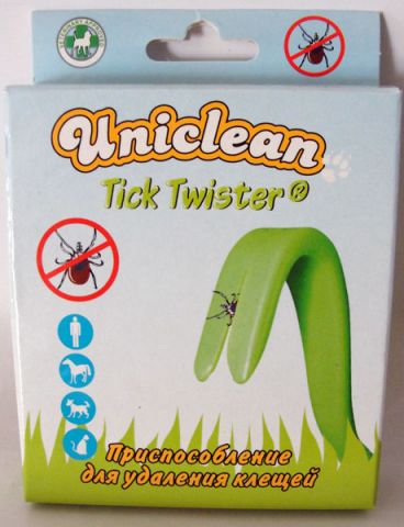 Юниклин Приспособление для удаления клещей (Выкручиватель клещей) Tick Twister (Тик Твистер), 2 шт/уп., Uniclean, Франция