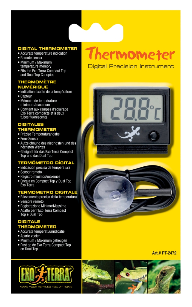 Хаген Термометр–цифровой прецизионный измеритель, 4,6*1,8*4 cм, Hagen