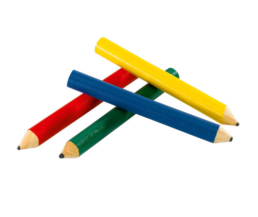 Ферпласт Игрушки для грызения в виде карандашей, диаметр 1 см, длина 11,5 см, 4 шт в упаковке, Ferplast
