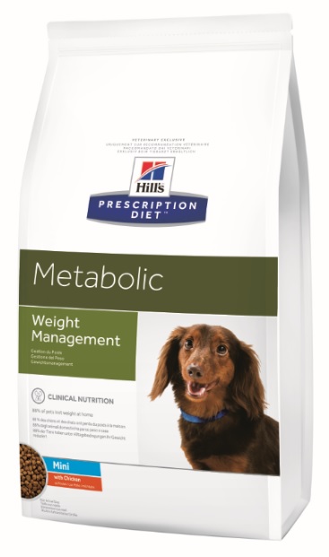 Корм Хиллс Prescription Diet Metabolic Mini  для коррекции веса для собак мелких пород, 1,5 кг, Hills