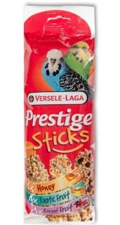 Верселе Лага Крекер (палочка на деревянном стержне) Prestige микс с медом, фруктами и ягодами для волнистых попугаев, 3*30 г, Versele-Laga