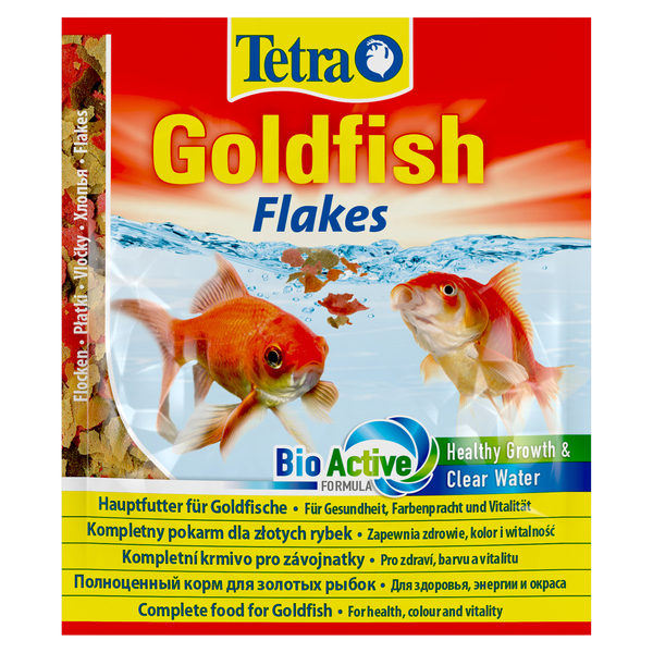 Тетра Корм Goldfish Food для золотых рыбок, хлопья, 5 весовок, Tetra